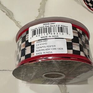 Mackenzie Childs Ribbon NWT